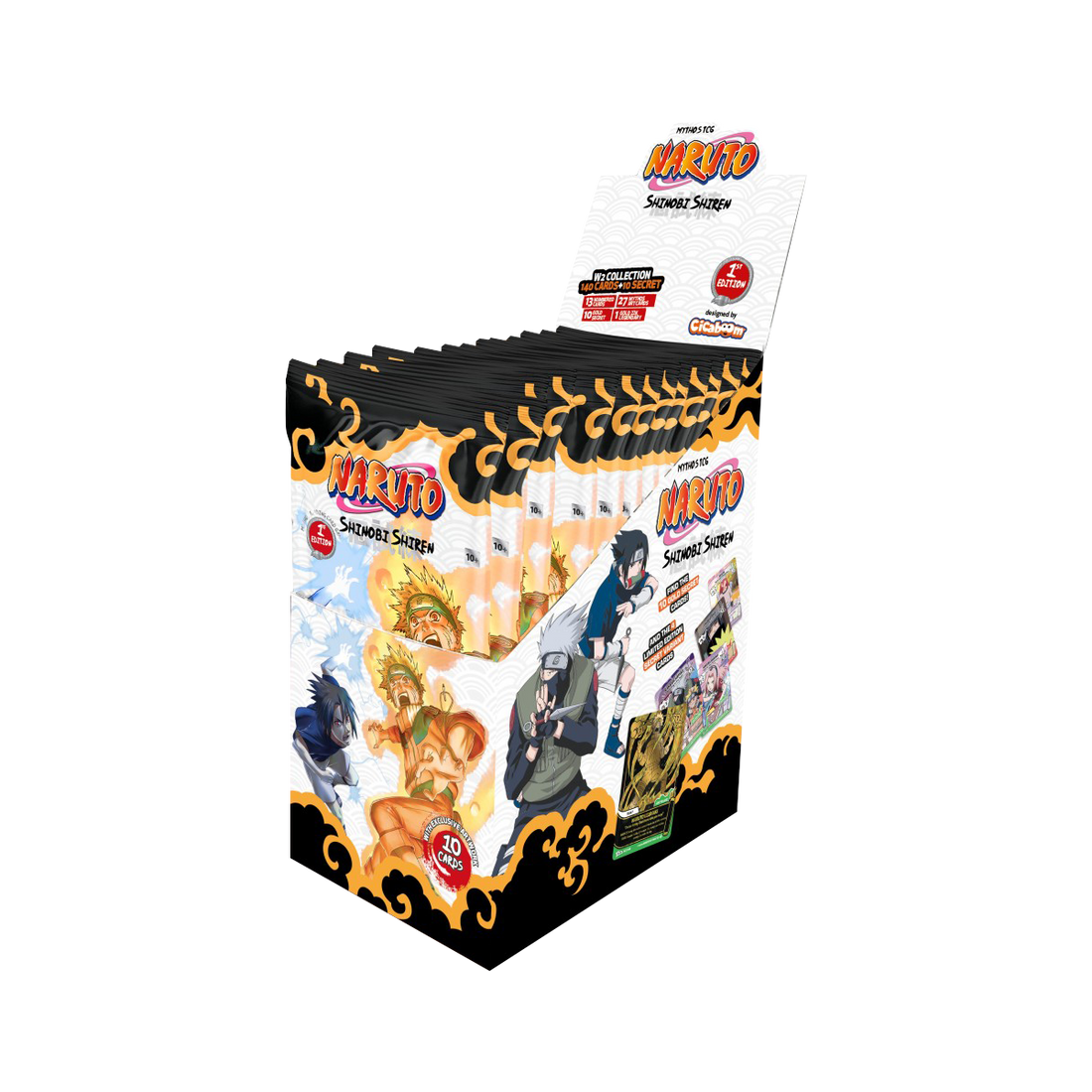 Naruto Mythos TCG - Set 02 - Shinobi Shiren - Display Case (12x Booster Boxes) (1st Edition)