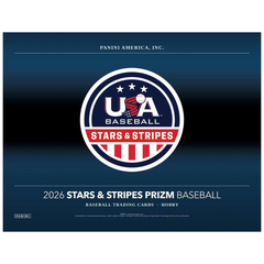 2026 Panini USA Stars & Stripes Prizm Baseball Hobby 12 Box Case
