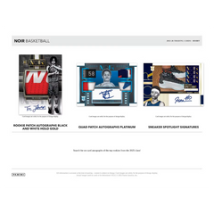 2025/26 Panini Noir Basketball Hobby 4 Box Case